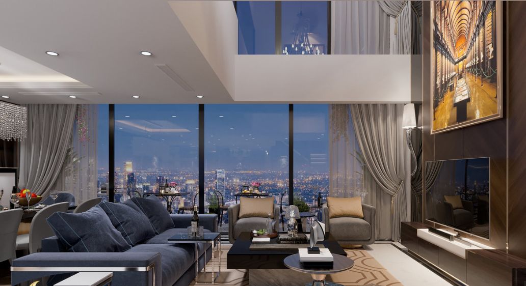 Cho thuê căn hộ Penthouse Noble Crystal Long Biên, bàn giao nội thất nguyên bản CĐT